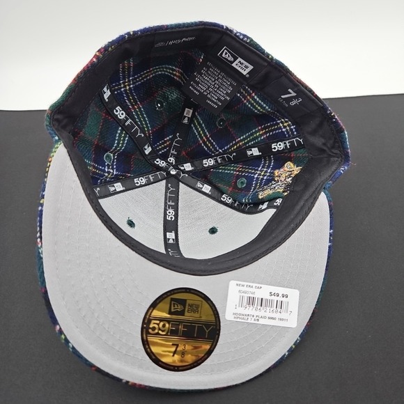 New Era 59Fifty Harry Potter Hogwarts Plaid Fitted Har Cap Size 7 3/8 New - Picture 5 of 5